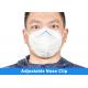 Non Woven Fabric Foldable Earloop 5 Ply Face Mask KN95 , Disposable Dustproof Mask