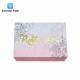 Gold Foil Luxury Gift Packaging Boxes Folding Pink Magnetic Gift Box