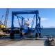 Disel engine Powered Boat Lift Crane 5-110m Span Strong Climbing Ability