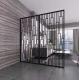 Art Hollow Metal Stainless Steel Screen Partition Hotel Entrance Door Background Wall
