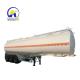 3 Axle 60ton Carbon Steel Fuel Tanker Trailer with Manual Handrail and 1820mm Tread