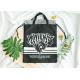 Letter Printing Easy Cleaning Sport Drawstring Non Woven Tote Bags