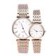 Business Fashion Alloy Lover Wrist Watches Simple Stylish Thin Couple Pair Watch