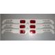 3D Red Decoder Glasses With Paper Frame , Disposable 3D Glasses