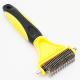 Pet Double-sided Stainless Steel Knot Brush For Dogs And Cats Skin-friendly Hair Remover Comb