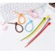 Tasteless Multiscene Silicone Rubber Supplies Cable Ties For Binding Reusable