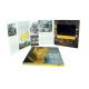 Folded  Video Greeting Card , LCD Video Invitation Card For Play Videos / Photos / Musics