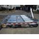 7 Ton Loading Airport Ground Support Equipment Aviation White Airport Luggage Trailer