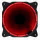 low noise 12v 120*120*25mm Red Ring LED PC Case Fan
