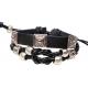 Black snake personalized retro retro hand-woven bracelet unisex