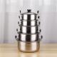 High Grade Cooking Cookware Pot Combination Stainless Steel 410 Pot Set