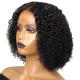 Remy Hair 180% Density Afro Kinky Curly 4*4/13*4/13*6 Lace Frontal BOB Wigs for Black Women 250g-450g