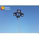 All In One LED Solar Panel Street Lights Aluminum Alloy Cool White Color