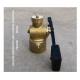 Bronze Depth Measuring Self Closing Valve DN50 CB/T3778-99 For Sewage Tank