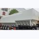 95HP Semi Trailer Bulk Feed Truck Max Speed 90 Km/H