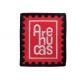 Red Customized Embroidery Patch, Embroider Patch For Garments, Shoes, Uniform