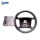 ODM Black Steering Wheel Sports Detachable Leather Steering Wheel