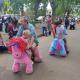 Hansel motorized plush riding animals coin rides engine cars for children walking animals