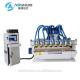 Cnc Router Rotary Axis CNC Wood Carving Machine 2.2KW 6 Heads Indian God Statue