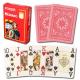Professional Plastic Gambling Tools Modiano Cristallo 4 PIP Playing Cards