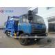 4x2 Dongfeng 4cbm Self Loading Swing Arm Garbage Truck With Hanging Chain