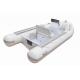 12.6 Feet Aluminum Rib Boat 380 Cm Double Deck Hulled Dinghy Light Weight For Tender