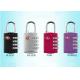 Zinc Alloy TSA 4-digital  travel lock& Tsa Luggage Lock& rose red Tsa Bag Number Lock