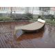 All Weather Outdoor Rattan Daybed Leaf Bed For Patio Beach Pool