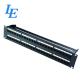 1U 19 Rack Mount Network Patch Panel Cat6 Cat5 UTP RJ45 48port With Back Bar