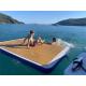 Drop Stitch Inflatable Floating Water Lounge Raft Inflatable Swimming Float Island Dock
