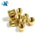 Customize male female copper CNC parts round thumb stud brass blind self