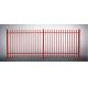 Red Residential Ornamental Aluminum Fence of Powder Coated