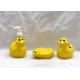 Dolomite Duck Bathroom Set , Ceramic Toothbrush Holder Lotion Dispenser Soap Dish