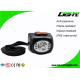 Wearable Digital Cordless LED Mining Light 4000lux Brightness With Safety Rope