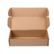 Customized E-flut Natural Brown Color Corrugated Shipping Boxes