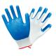 Blue Nitrile Coated Nylon Gloves