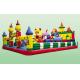 Tripple Stitch Inflatable Amusement Park Bouncing Castle Obstacle Course