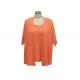 Custom Wholesale Casual Tops With Fake Two-Pieces Design For Middle Aged Women