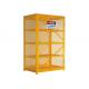 46” Wide 12  Cylinder Storage Cabinet Propane Tank Cage Steel Top And Bottom