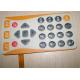 Multi-color Embossed Control Switch Panel For Industrial Control / Medical Equipment