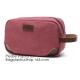 Customized luxury canvas Korean makeup pouch travel cosmetic bag,Promotional Eco
