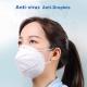 Anti Smoking Disposable Dust Masks Protective Anti Pollution High Performacen