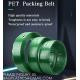 Pet Strap Green Packing Belt PET Packing Band Roll Straps PET Strap, Heavy Duty Packaging Strapping Banding Roll