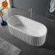 SGS Antibacterial 170cm Freestanding Adult Bathtub Matte White 300C