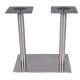 Precision Stainless Steel Dining Table Legs Hospitality Furniture Metal Plate Outdoor