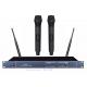 LS-7600 PRO UHF wireless microphone system  with 2  MICS /  rack mountable / low price