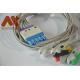 Pulse Oximeter Philips M1968A AHA Clip ECG Cable 5 Lead 3ft