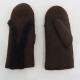 Hot sale winter classical sheepskin double face shearling mitten gloves