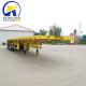 Sell Semi Trailer 20FT 40FT 20 40 45 Feet Platform Flatbed Container to Kazakhstan