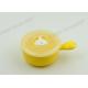 Yellow Kitchen Storage Microwavable Plastic Bowls PP Lunch Box Food Saver